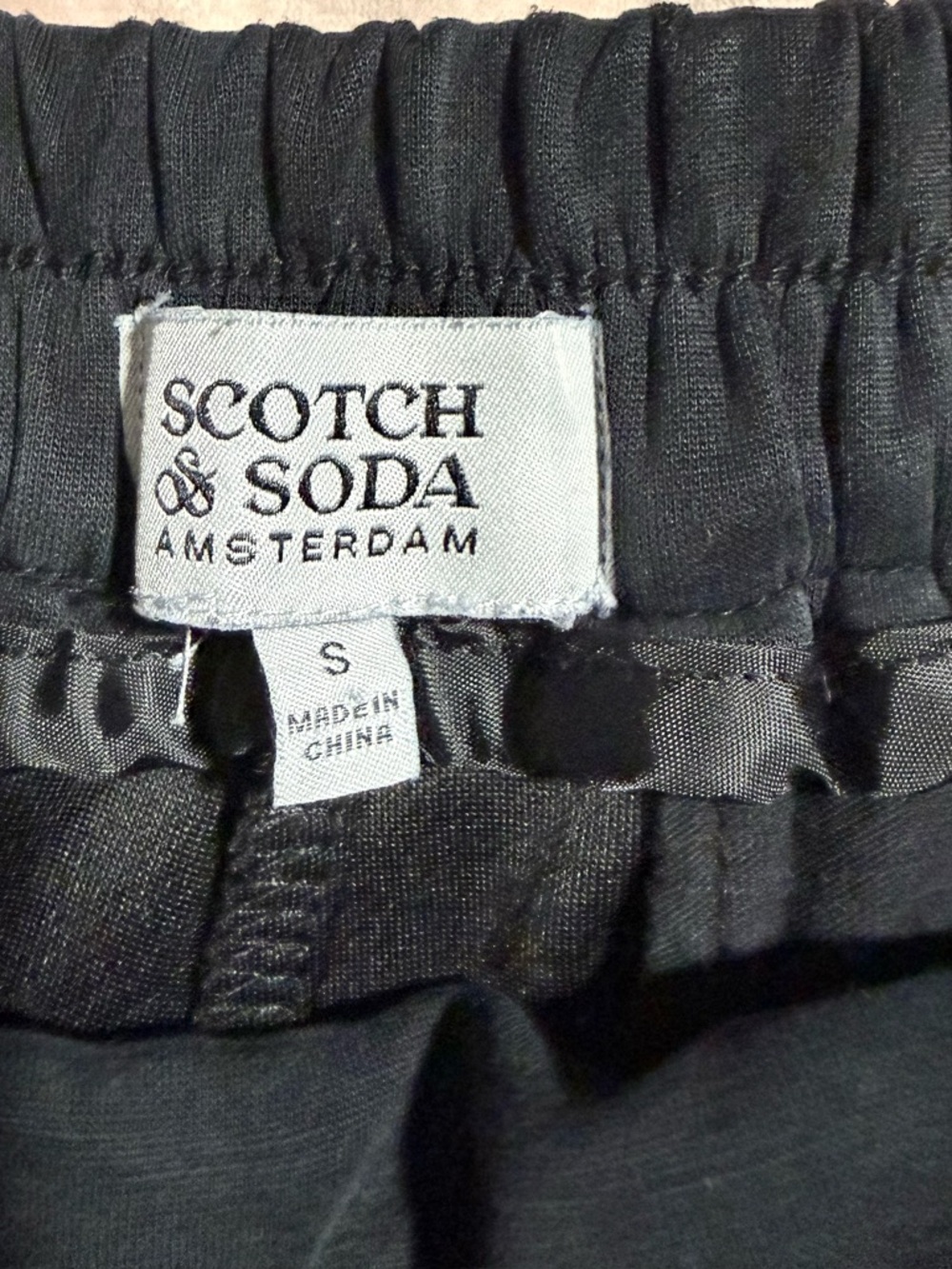Scotch & Soda Amsterdam Black Tailored Trousers – Size S - Picture 8 of 8